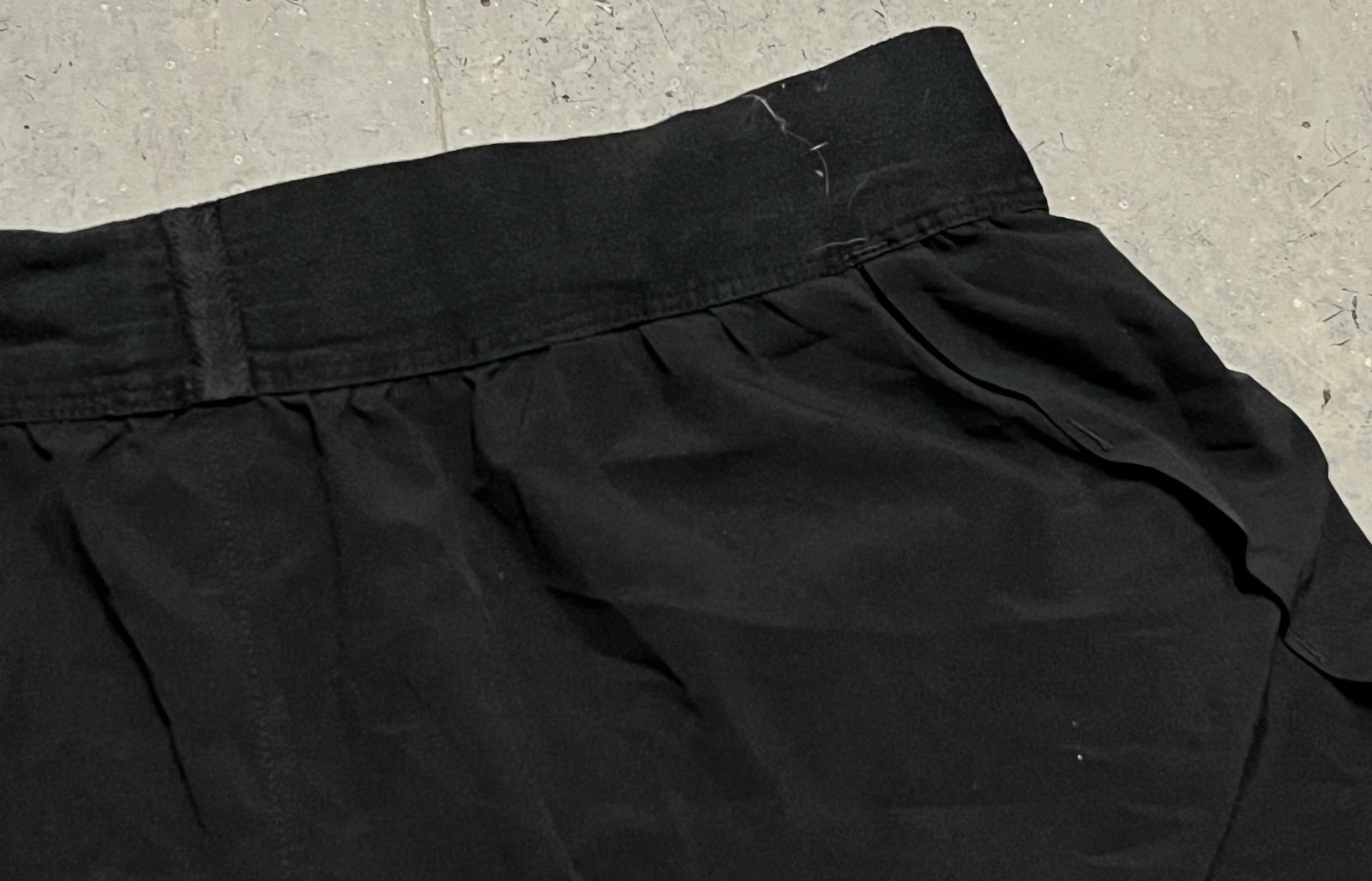 Shorts esportivos pretos de linho – photo 6
